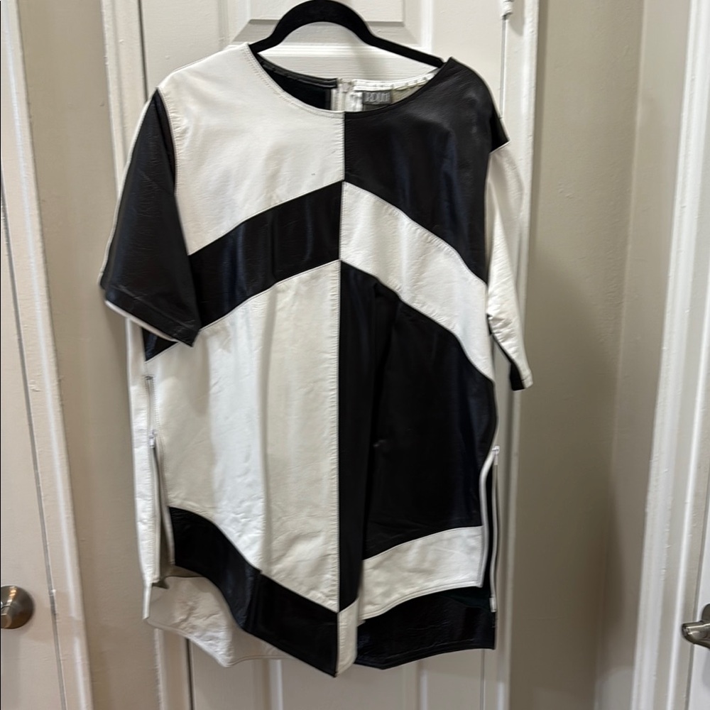 Black and White Men's Shirt